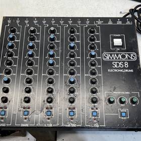 Sds8 Simmons 5x Analogue Drum Synth Brain Tested Works Fine Looks Rough