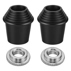 Skrfren 5296colu5371 2 Packs Bass Drum Spur Rubber Feet Floor Tom Leg Tips With