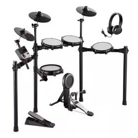 Skyshalo 705353258978 Electric Drum Set With 32 Kits 480 Sounds 8 Inch Mesh Snare Usb Midi Quiet Practice Ki