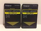 Sn-r8-10 Sn-r8-04 Roland Cards Htf Electronic Sound Library Dance