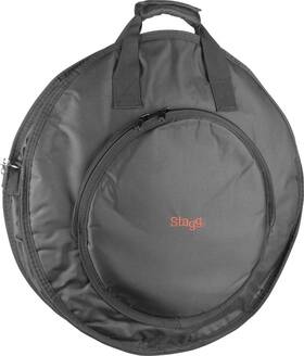 Cyb-10 Stagg 882030111907 22-inch Economy Dual Pocket Cymbal Bag