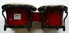 Stb-br Toca Pro Quality Red Latin Bongo Percussion Drums Set
