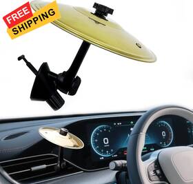 Cymbal001 Taeery Car Cymbal Air Vent Crash Drum Ingenious Design Gold