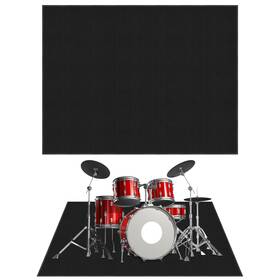 Dr-24 Tasidingster 4x6ft Drum Rug 5mm Thickened Soundproof Mat With Non-slip G