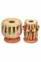 Tbsp-575 Standard Indian Banjira Pro Tabla Set Nickel Plated Brass Bayan And 5.75 Dayan