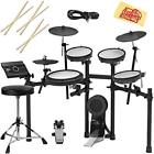 Td-17kv Td17kvscombopro2 Electronic Drum Sets Bundle With Throne Pairs Of 660845727199
