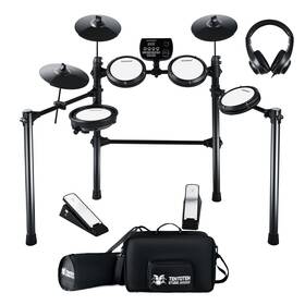 Tot-600 Tentoten Electric Drum Set Adult Full Size With 4 Quiet Mesh P