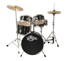 Tko101 Tko Drum Sets World Tour Jr Piece Drumset Gloss Black