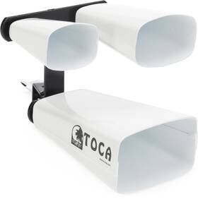 4354-t Toca Percussion Triple Fusion Bells With Mount