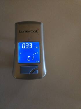 Tbg-001 Tune-bot Studio Gig Clip-on Digital Drum Tuner With Backlit Lcd Display
