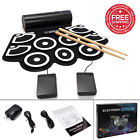 Ty573112us Unbranded Electronic Roll Up Junior Drum Set Drumsticks Foot Pedals