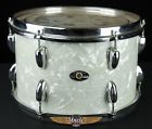 Uds21 12 Pearl Vintage Wmp " Tom Marine White 8 Slingerland Drum 70