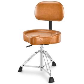 Up-ag-3 Upella Pro Drum Stool With Backrest Heavy Duty Hydraulic Throne Ergonomic