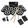 Us-2ty589616 Costway Electronic Roll Up Drum Set Silicone Rechargeable With Foot