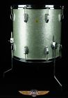 Uds22 Vintage 16 1967 Ludwig Floor Sparkle Legs Silver Drum