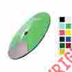 Vl-1402cr-tb Pintech Visulite Pro Dual Zone Chokeable Crash Cymbal 14 Translucent Blue 734797702273