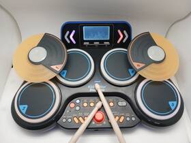 Vtech 1785021 Kidi Star Drum Pad Bluetooth Recording Set - Unit And Sticks No Cable