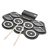 W562 Konix Electronic Drum Set Roll Up Practice Pad Midi Pedals