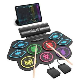 Md862mc Wildcat Electric Drum Set 9-pads Electronic Kit With