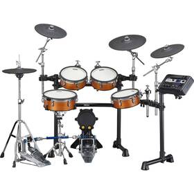 Dtx8k-x Yamaha 086792380810 High-grade Electronic Drum Kit With Tcs Silicone Heads - Real W