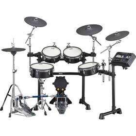 Dtx8k-x Yamaha 086792380827 High-grade Electronic Drum Kit With Tcs Silicone Heads - Black