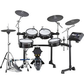 Dtx8k-m Yamaha 086792380841 High-grade Electronic Drum Kit With Mesh Heads - Black Forest