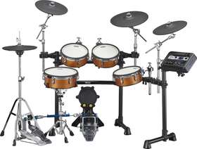 Dtx8k-x Yamaha Dtx8k-xrwset Electronic Drum Set With Tcs Heads - Real Wood