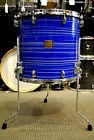 Ccf-1615 Yamaha Floor Club - Swirl Blue 16x15 Tom Custom