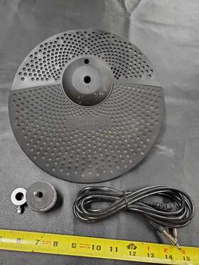 Pcy-95 Yamaha Dtx 6 Pcy95 10 Inch Choke-able Crash Cymbal. Tested. Aux Cord&parts Shown