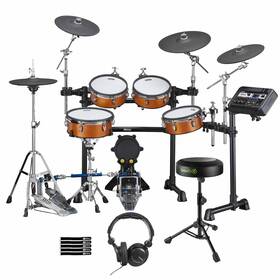 Dtx8k-m Yamaha Pro Audio 789049913785 Rw Real Wood Electronic Drum Kit With Seat
