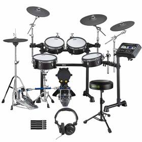 Dtx8k-m Yamaha Pro Audio 789049913792 Bf Black Electronic Drum Kit With Seat