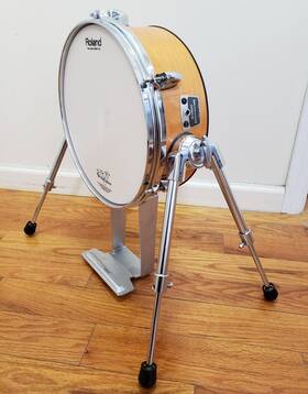 Rhp120k Yamaha Dtxtreme Electronic Kick Drum Pad With Roland Mesh Head