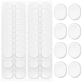 Yeshone 0119 60 Pieces Drum Dampeners Gel Pads Silicone Soft Moon Gels For Drums Cymb