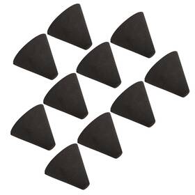 M7230314002 Yibuy 1.38 Inch X 1.46 Electronic Drum Piezo Trigger Foam Cone For Diy Black Pack Of 10