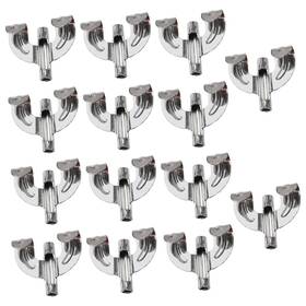 Yootones 747781952653 14pcs Bass Drum Claw Hook With Percussion Instrument Silver