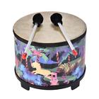Yro1950164456569bh Inch Wooden Floor Drum Percussion Instrument With Mallets 730060581699