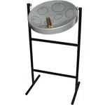 Panyard Jumbie Jam W1070 G Diatonic Steel Drum, Silver W/ Floor Stand. Fixed Price $224.95.