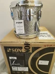 Used Sonor Vintage 8X8" Silver Glitter Rack Tom Drum W/mount Worldship. Fixed Price $699.00.