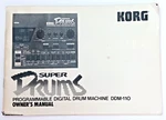 Korg DDM-110 Super Drums Digital Machine Original Owner's Manual Japan 1984. Fixed Price $39.99.
