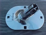 Rogers Drums Swivo-matic Short 60 Degree Angle Bass Good Collet Plate #6. Fixed Price $27.50.
