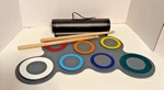 Paxcess 7 Pads Electronic Colorful Drum Set G3006L. Fixed Price $25.00.