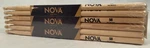 12-PAIR Brick Vic Firth Nova Wood Tip Drum Sticks N5B Hickory Bulk. Fixed Price $54.99.