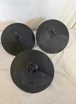 3 Alesis 10" Cymbal Pads With Chokes. Fixed Price $74.99.