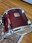 Yamaha Beech Custom Absolute 9"X 12" Drum Trans Red Made In Japan. Fixed Price $320.00.