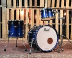 Pearl Reference Ultra Blue Fade Lacquer Drum Set - 20X14, 12X8, 14X14. Fixed Price $3330.00.