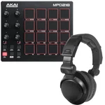 Akai Professional MPD218 Pad Controller With Collapsible Headphones. Fixed Price $130.40.