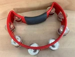 RT1031-U Standard Tambourine Percussion Instrument Red. Fixed Price $43.00.