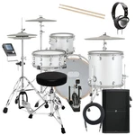 Efnote 7 Electronic Drum Set - White Sparkle Complete Bundle. Fixed Price $4799.99.