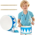 Kids Drum SET,8 Inch Wooden Toys,educational Baby Musical With An Adjus. Fixed Price $19.79.
