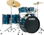 Tama Imperialstar Complete Drum Set 6-PIECE Hairline Blue. Fixed Price $1099.99.